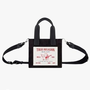 TRUE RELIGION🖤👜 Medium Denim Tote/Crossbody Bag